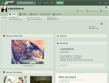 Tablet Screenshot of cuteskittles4u.deviantart.com