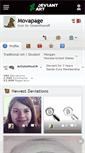 Mobile Screenshot of movapage.deviantart.com