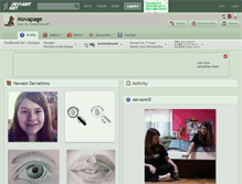 Tablet Screenshot of movapage.deviantart.com