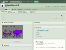 Tablet Screenshot of jeffreywilliams2010.deviantart.com