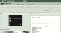 Desktop Screenshot of mhcustomocgirl.deviantart.com