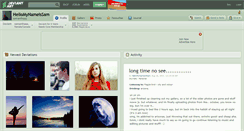 Desktop Screenshot of hellomynameissam.deviantart.com