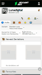 Mobile Screenshot of lunadigital.deviantart.com