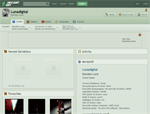 Tablet Screenshot of lunadigital.deviantart.com