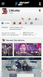 Mobile Screenshot of lialussy.deviantart.com
