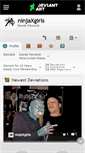 Mobile Screenshot of ninjaxgirls.deviantart.com
