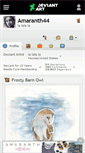 Mobile Screenshot of amaranth44.deviantart.com