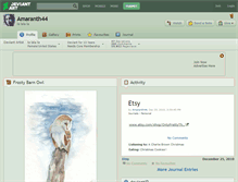 Tablet Screenshot of amaranth44.deviantart.com