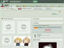 Tablet Screenshot of guppo.deviantart.com