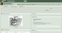 Desktop Screenshot of disgruntledchimp.deviantart.com