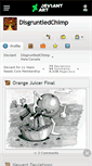 Mobile Screenshot of disgruntledchimp.deviantart.com