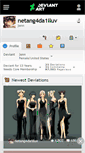 Mobile Screenshot of netang4da1iluv.deviantart.com