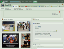 Tablet Screenshot of claudi353.deviantart.com