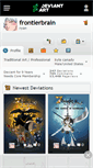Mobile Screenshot of frontierbrain.deviantart.com