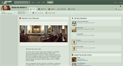 Desktop Screenshot of jesus-es-amor.deviantart.com