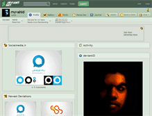 Tablet Screenshot of myvahid.deviantart.com