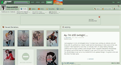 Desktop Screenshot of heavenmgn.deviantart.com