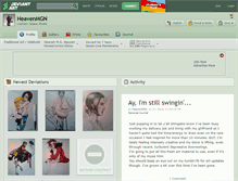 Tablet Screenshot of heavenmgn.deviantart.com