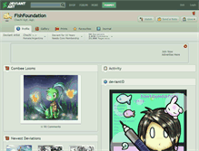 Tablet Screenshot of fishfoundation.deviantart.com