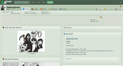 Desktop Screenshot of galaxyspinner.deviantart.com