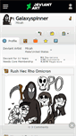 Mobile Screenshot of galaxyspinner.deviantart.com