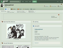 Tablet Screenshot of galaxyspinner.deviantart.com
