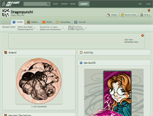 Tablet Screenshot of dragonpunchi.deviantart.com