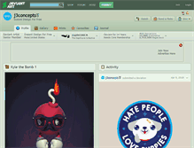 Tablet Screenshot of j3concepts.deviantart.com