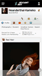 Mobile Screenshot of neanderthal-kameko.deviantart.com