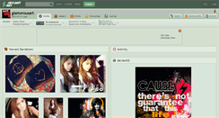 Desktop Screenshot of glamorousart.deviantart.com