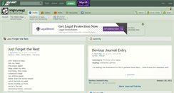 Desktop Screenshot of mightymegz.deviantart.com