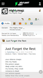 Mobile Screenshot of mightymegz.deviantart.com