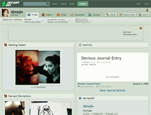 Tablet Screenshot of djmajin.deviantart.com