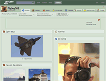 Tablet Screenshot of flyboy008.deviantart.com
