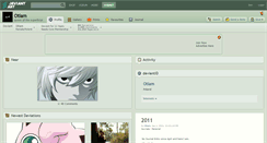 Desktop Screenshot of otiam.deviantart.com