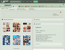 Tablet Screenshot of faldwin7.deviantart.com