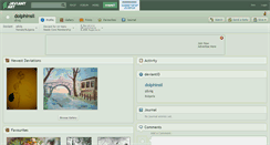 Desktop Screenshot of dolphinsil.deviantart.com