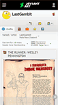 Mobile Screenshot of lastgambit.deviantart.com