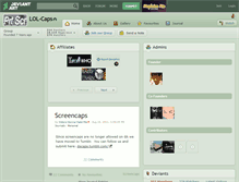 Tablet Screenshot of lol-caps.deviantart.com
