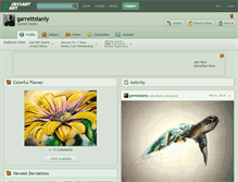 Tablet Screenshot of garrettstanly.deviantart.com