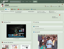 Tablet Screenshot of netpal.deviantart.com