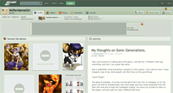 Desktop Screenshot of nopennamegirl.deviantart.com