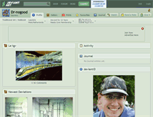 Tablet Screenshot of dr-nogood.deviantart.com