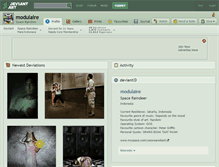 Tablet Screenshot of modulaire.deviantart.com