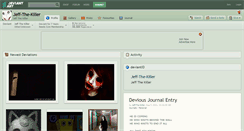 Desktop Screenshot of jeff-the-killer.deviantart.com