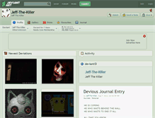 Tablet Screenshot of jeff-the-killer.deviantart.com