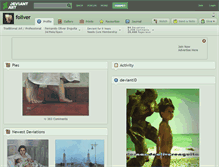 Tablet Screenshot of foliver.deviantart.com