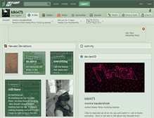 Tablet Screenshot of kiki475.deviantart.com