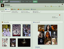 Tablet Screenshot of grimhel.deviantart.com