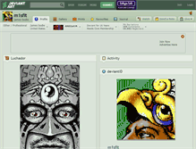 Tablet Screenshot of m1sfit.deviantart.com